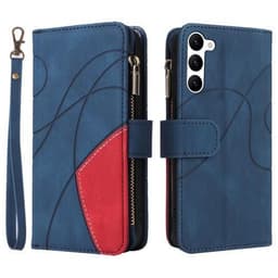 KS Plånboksfodral till Samsung Galaxy S23 - Blå/Röd