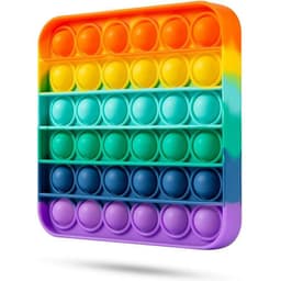 Pop it Fidget Toy neliön sateenkaaren värit