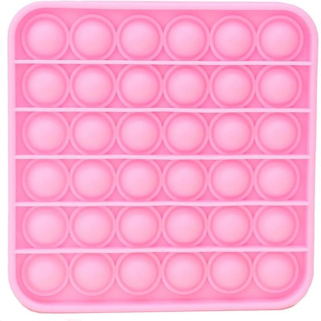 INF Pop it Fidget legetøj firkantet Pink