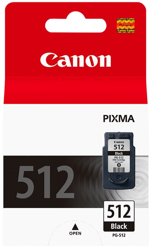 Canon PG-512, musta mustekasetti
