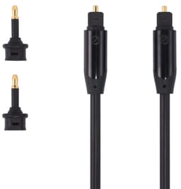 Sandstrøm optisk kabel - sort/1 m