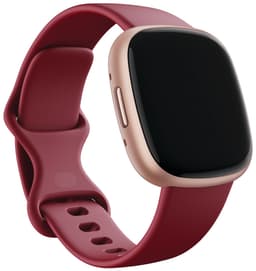 Fitbit Versa 4 smartwatch (rödbeta/rosékoppar)