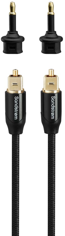 Sandstrøm Optisk ljudkabel (2 m)
