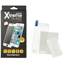 Sandstrøm Curved Glass iPhone 6/6S/7 näytönsuoja (valkoinen)
