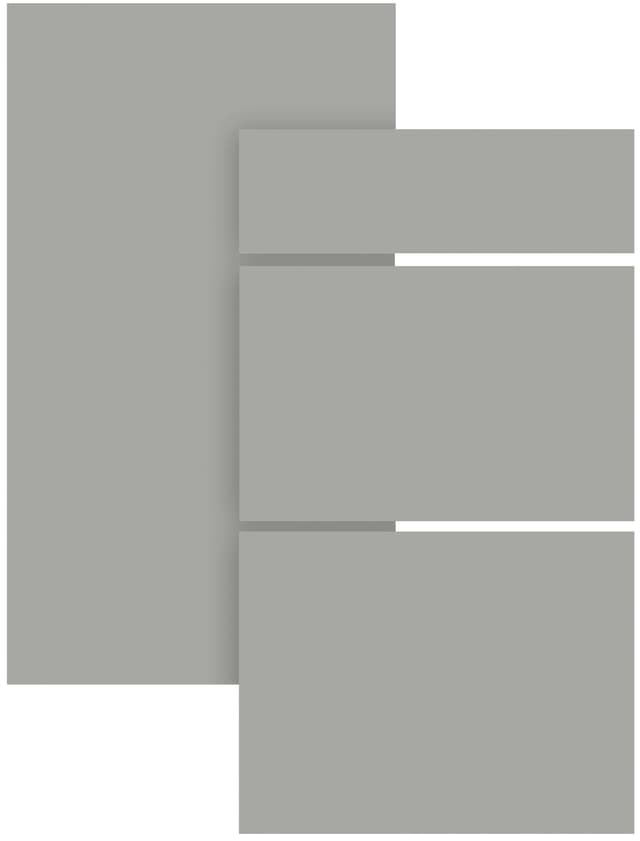 Epoq Trend Eco skapdør til kjøkken 50x22 (steel grey)