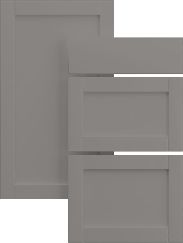 Epoq Trend Eco høyt dekkpanel til kjøkken 233 (steel grey)