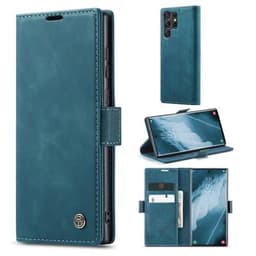CASEME Plånboksfodral Samsung Galaxy S23 Ultra - Blå