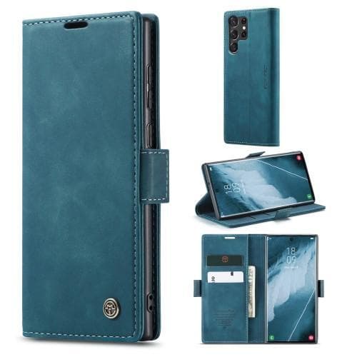 CASEME Plånboksfodral Samsung Galaxy S23 Ultra - Blå