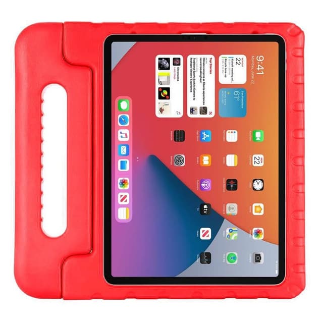 EVA kuori kahvalla Apple iPad Pro 11 (2018) - Punainen
