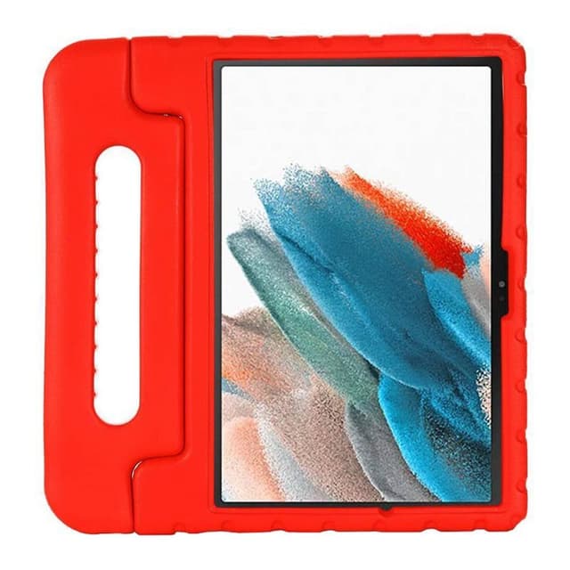 EVA kuori kahvalla Samsung Galaxy Tab A8 10.5 (2021) - Punainen