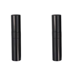Mini Refillable Parfym Atomizer Flaska 15 ml 2-Pack Svart