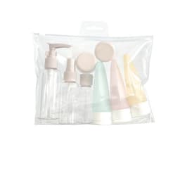 Setti matkapulloilla, tölkeillä ja tarvikkeilla 11 osaa