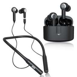 Trådløse ørepropper Bluetooth 5.3 Touch Control 2-par Sort