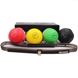 Bokserefleksball 4-ball Flerfarget