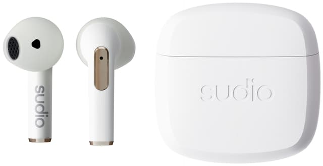 Sudio N2 trådløse in-ear hodetelefoner (hvit)