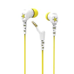 Thudbuds Hovedtelefoner - Hvid/Gul - Rockstar