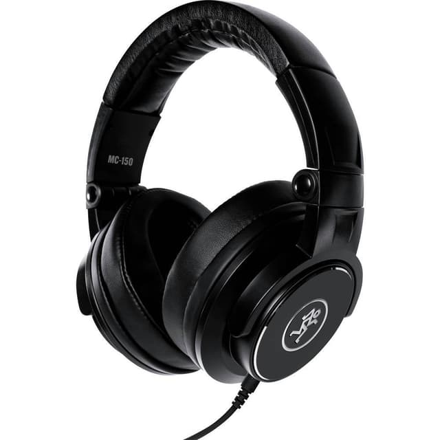 Mackie MC-150 Studio Over Ear hörlurar Over Ear Svart