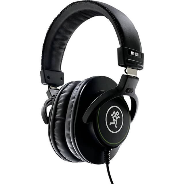 Mackie MC-100 Over Ear hörlurar Over Ear Svart