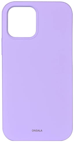 Onsala iPhone 12/12 Pro Silicone deksel (lilla)