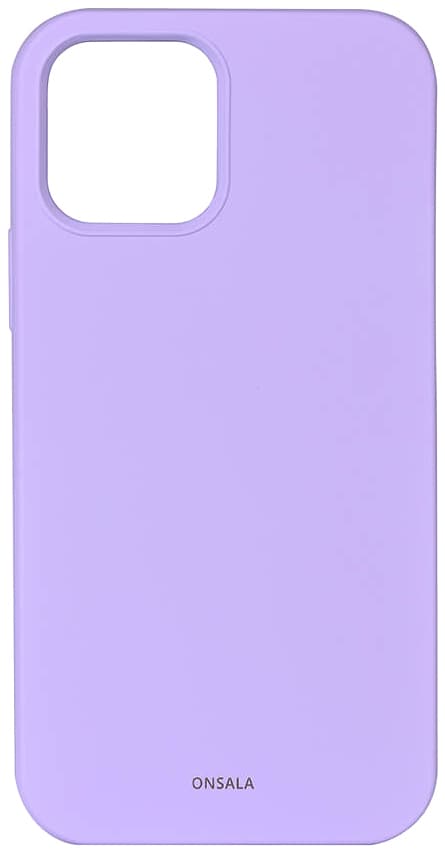 Onsala iPhone 12/12 Pro Silicone deksel (lilla)