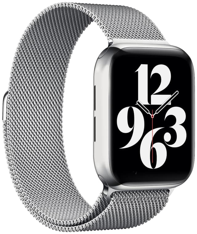 Puro Apple Watch 42-49mm Milanese reim (sølv)