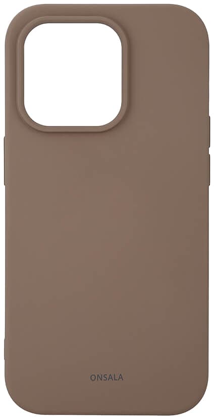 Onsala iPhone 14 Pro Max silikonskal (brunt)