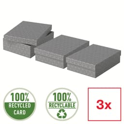 Esselte Hemförvaring och Presentlåda Medium, 3-pack