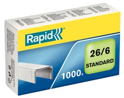 Heftestift Rapid Standard 26/6 Galvanisert Eske/1000