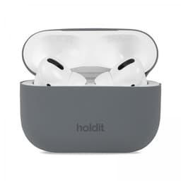 holdit AirPods Pro/AirPods Pro 2 Skal Silikon Space Gray