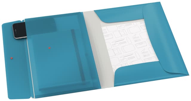 Leitz Cosy PP strikkmappe med lomme