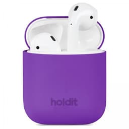 holdit AirPods 1/2 Cover Silikone Bright Purple