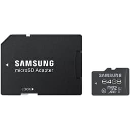 Samsung Pro 64GB microSDXC hukommelseskort + SD-adapter