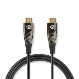 Nedis Aktiva optiska High Speed ​​HDMI kabel med Ethernet | HDMI™ Kontakt | HDMI™ Kontakt | 4K@60Hz | 18 Gbps | 40.0 m | Rund | PVC | Svart | Presentbox