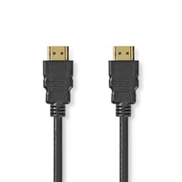 Nedis Ultra High Speed ​​HDMI ™ kabel | HDMI™ Kontakt | HDMI™ Kontakt | 8K@60Hz | 48 Gbps | 1.00 m | Rund | 6.0 mm | Svart | Plastpåse