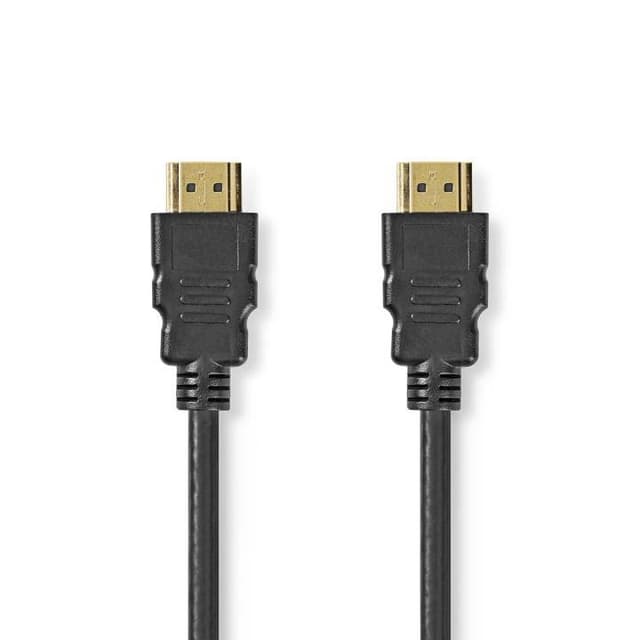 Nedis Ultra High Speed ​​HDMI ™ kabel | HDMI™ Kontakt | HDMI™ Kontakt | 8K@60Hz | 48 Gbps | 1.00 m | Rund | 6.0 mm | Svart | Plastpåse