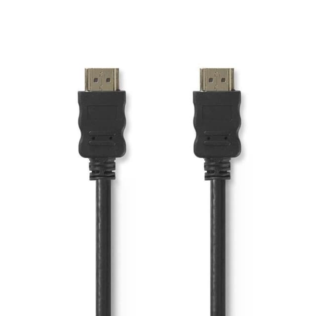Nedis High Speed ​​HDMI ™ kabel med Ethernet | HDMI™ Kontakt | HDMI™ Kontakt | 4K@30Hz | 18 Gbps | 50.0 m | Rund | PVC | Svart | Tag