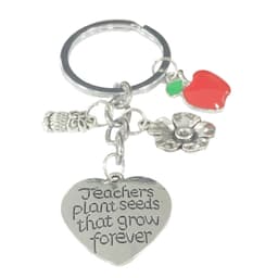 Nyckelring till lärare Silver