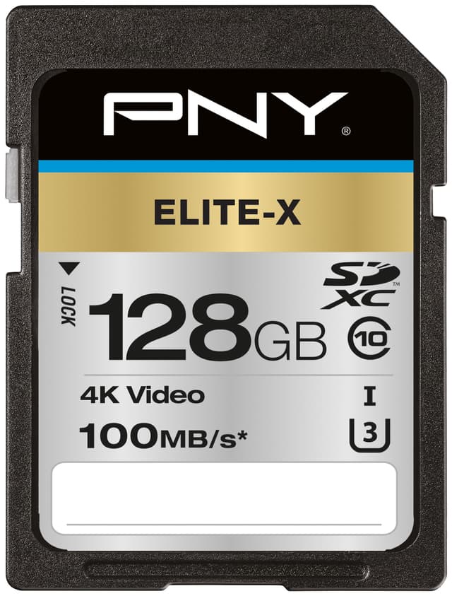 PNY Elite-X SDXC minneskort 128 GB