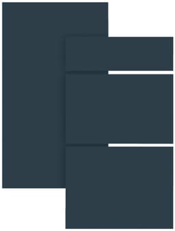 Epoq Trend Eco kaapinovi keittiöön 50x22 (blue grey)