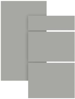 Epoq Trend Eco viinihylly keittiöön 20x92 (teräksenharmaa)