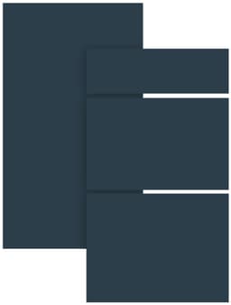 Epoq Trend Eco dækpanel til køkkenø 120 (blågrå)