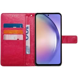 Mobilplånbok 3-kort Samsung Galaxy A54 5G - Rosa