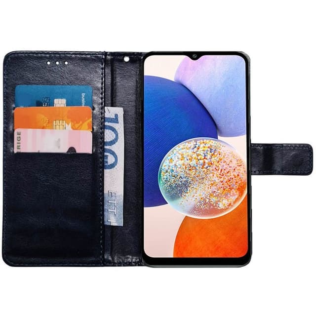 Mobilplånbok 3-kort Samsung Galaxy A14 5G - Mörkblå