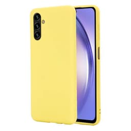Liquid silikondeksel Samsung Galaxy A54 5G - Gul