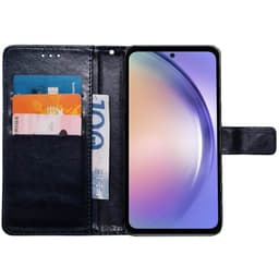 Lompakkokotelo 3-kortti Samsung Galaxy A54 5G - Tummansininen
