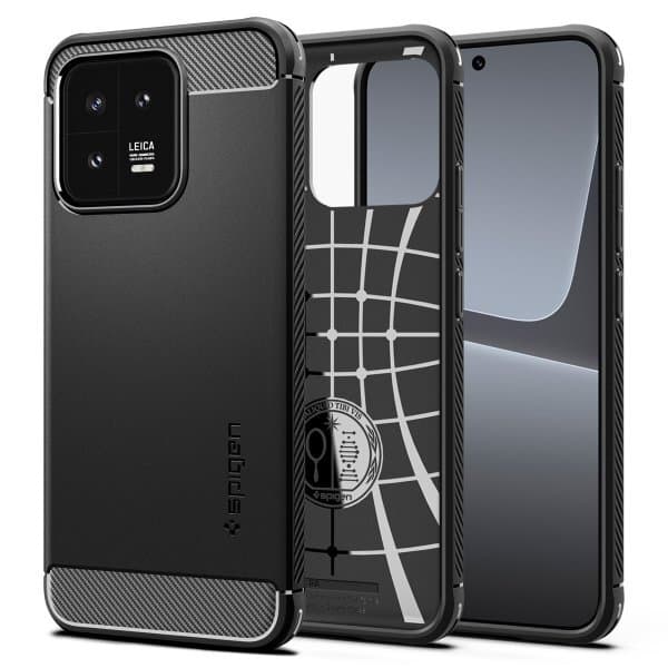Spigen Xiaomi 13 Deksel Rugged Armor Matte Black