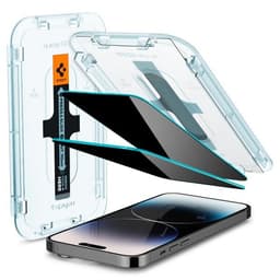 Spigen iPhone 14 Pro Skærmbeskytter GLAS.tR EZ Fit Privacy 2-pak