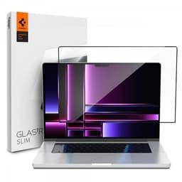 Spigen MacBook Pro 16 M1 (A2485)/M2 (A2780) Skärmskydd GLAS.tR Slim