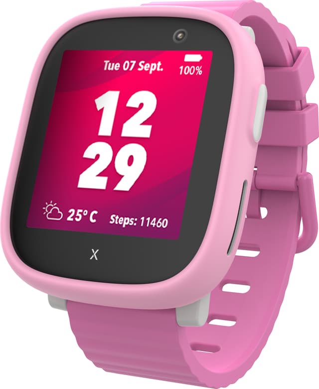 Xplora X6Play smartklokke for barn med SIM-kort inkludert (rosa)