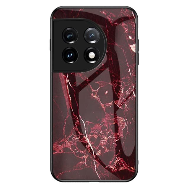 SKALO OnePlus 11 5G Marmor Härdat Glas TPU-skal - Motiv 5